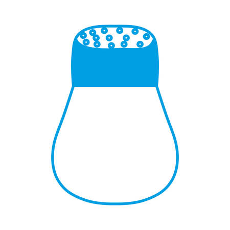A salt bottle icon over white background vector illustrationのイラスト素材