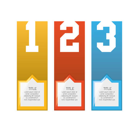 infographic template with arrow business options vector illustrationのイラスト素材