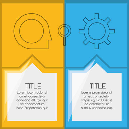infographic template with icon information vector illustrationのイラスト素材