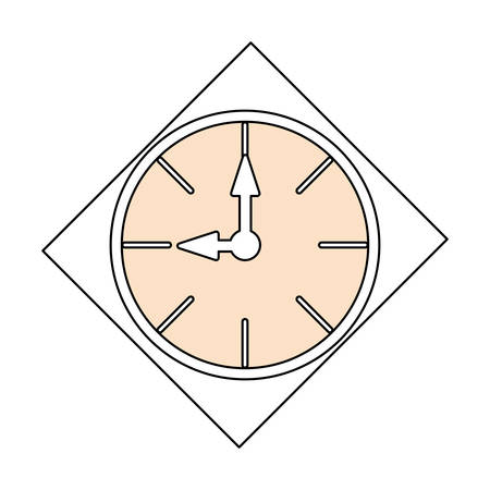 Clock time isolated icon vector illustration graphic designのイラスト素材