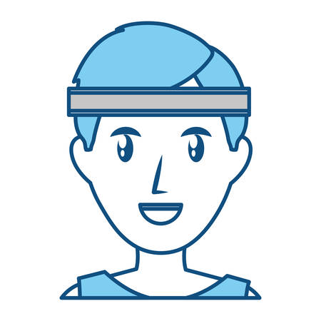 Fitness man wear icon vector illustration graphic designのイラスト素材