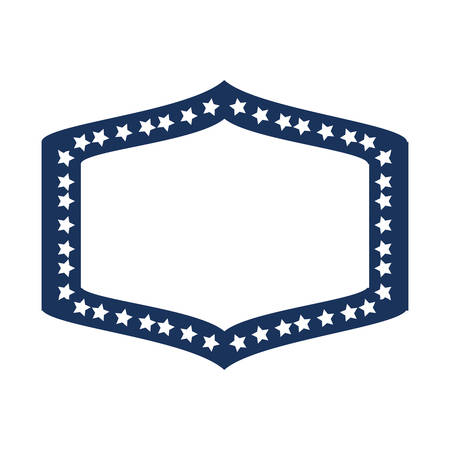 Emblem with stars icon vector illustration graphic designのイラスト素材