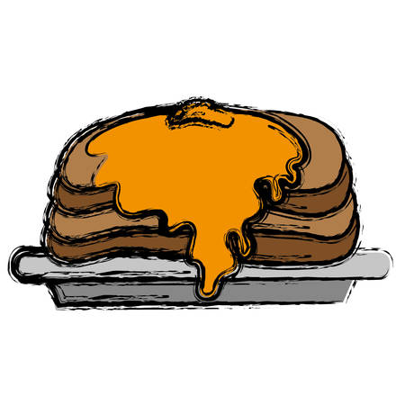 Pancake icon.のイラスト素材