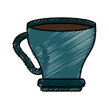 coffee cup icon over white background vector illustrationのイラスト素材