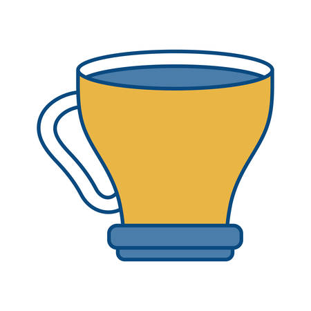 coffee cup icon over white background vector illustrationのイラスト素材