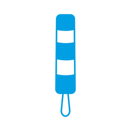 Blue ice cream bar icon.のイラスト素材