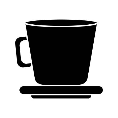 coffee mug icon over white background vector illustrationのイラスト素材