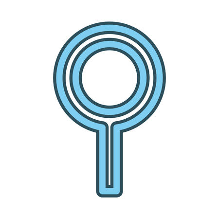 Magnifying glass lupe icon vector illustration graphic designのイラスト素材