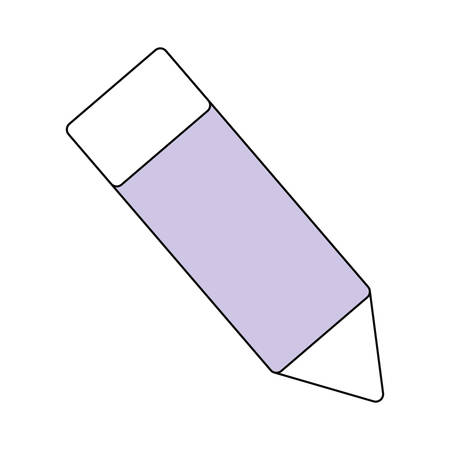 Wooden pencil symbol icon vector illustration graphic designのイラスト素材