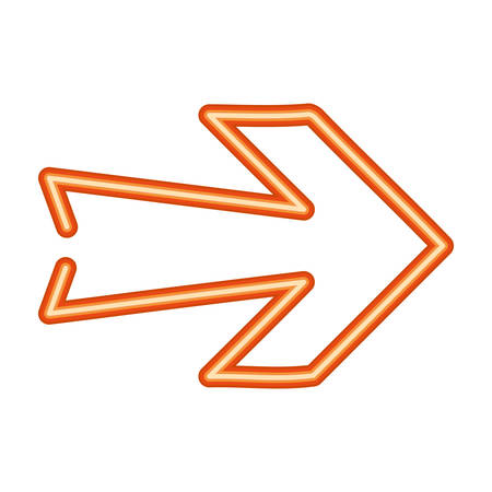 arrow signal cartoon icon vector illustration graphic designのイラスト素材