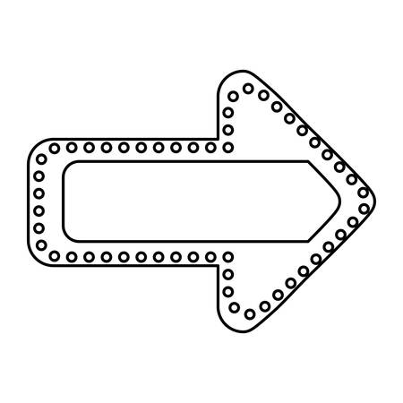 arrow signal light icon vector illustration graphic designのイラスト素材
