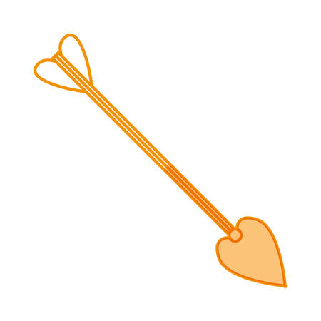 Cupid arrow symbol icon vector illustration graphic designのイラスト素材