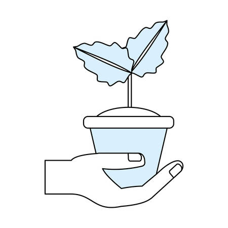 Plant in pot icon vector illustration graphic designのイラスト素材