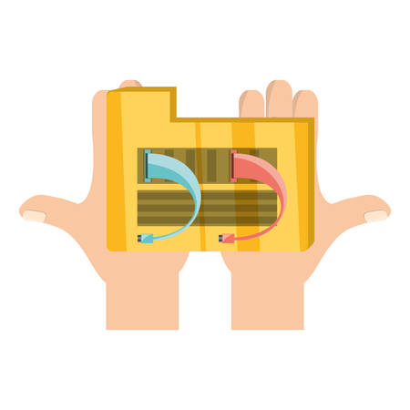 Digital folder symbol icon vector illustration graphic designのイラスト素材