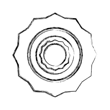 Gear machinery piece icon vector illustration graphic designのイラスト素材