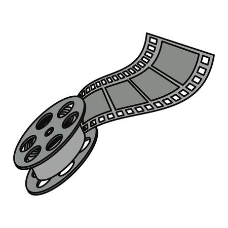 Movie reel symbol icon vector illustration graphic designのイラスト素材
