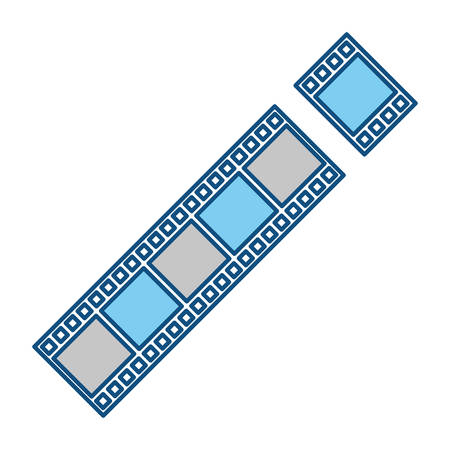 Movie reel symbol icon vector illustration graphic designのイラスト素材