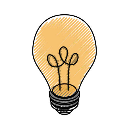 Bulb light energy icon vector illustration graphic designのイラスト素材