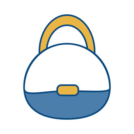 handbag icon over white background vector illustrationのイラスト素材