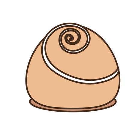 Delicious chocolate candy icon vector illustration graphic designのイラスト素材