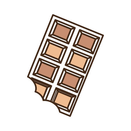 Delicious chocolate candy bar icon vector illustration graphic designのイラスト素材