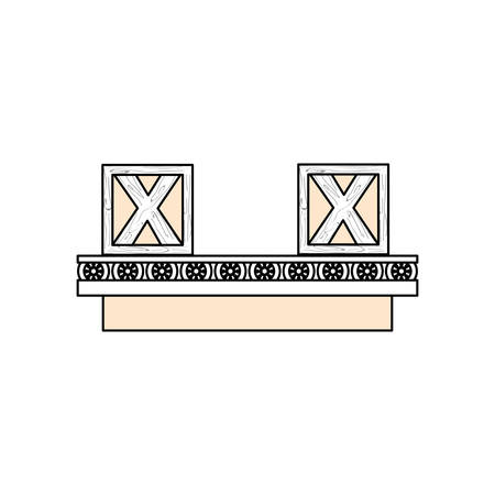 Wooden box delivery icon vector illustration graphic designのイラスト素材