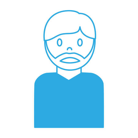 cartoon plumber man icon over white background vector illustrationのイラスト素材