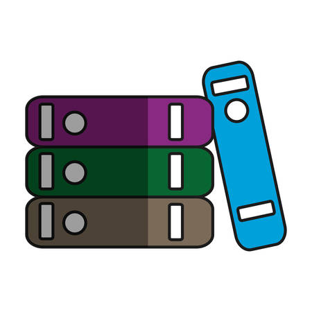 academic books icon over white background vector illustrationのイラスト素材