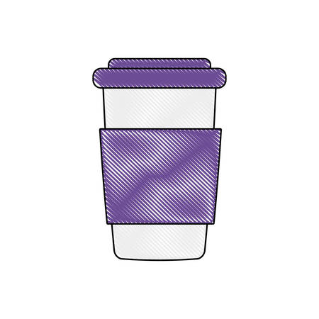 coffee time design icon over white background vector illustrationのイラスト素材