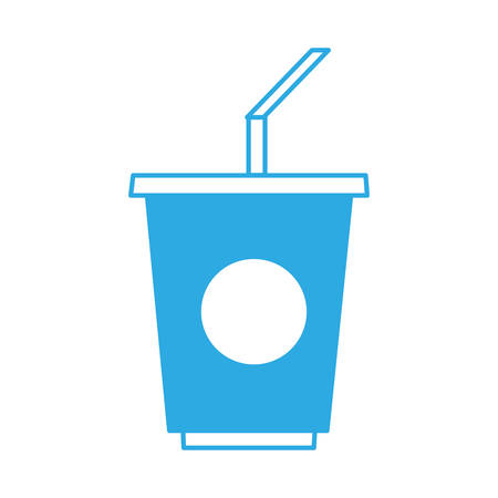smoothie drink icon over white background vector illustrationのイラスト素材