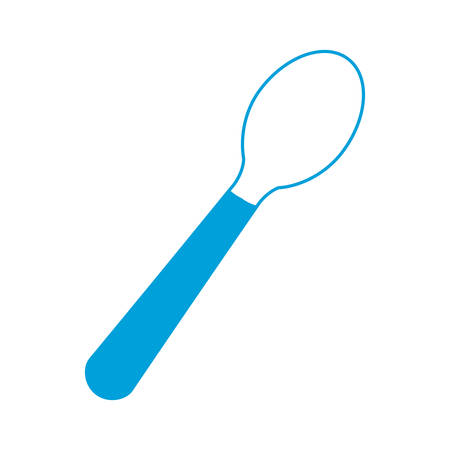 spoon icon over white background vector illustrationのイラスト素材