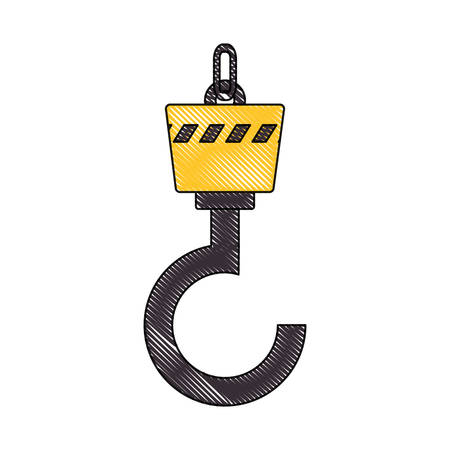 Crane hook icon.のイラスト素材