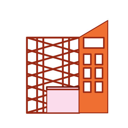 Industrial building icon.のイラスト素材