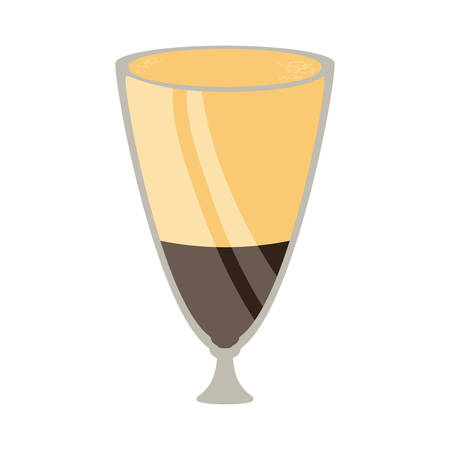 coffee drink icon over white background colorful design vector illustrationのイラスト素材