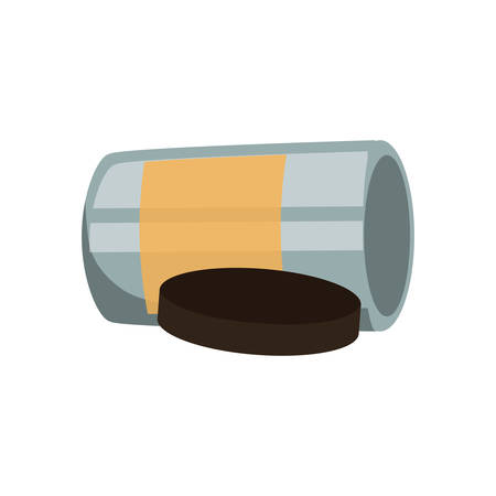 bottle icon over white background colorful design vector illustrationのイラスト素材