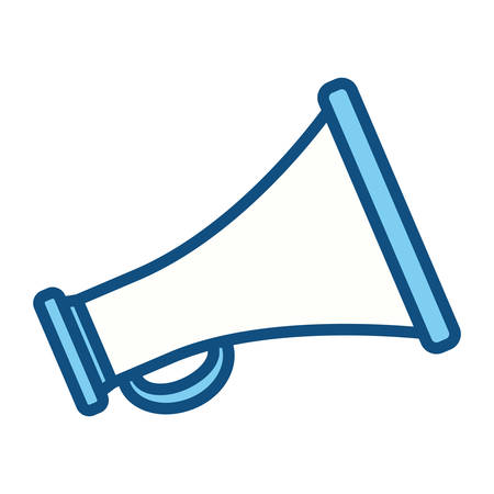 Bullhorn advertising symbol icon vector illustration graphic designのイラスト素材