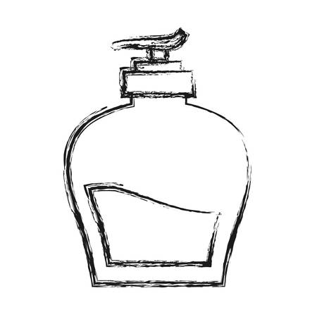 cleaning bottle icon over white background vector illustrationのイラスト素材