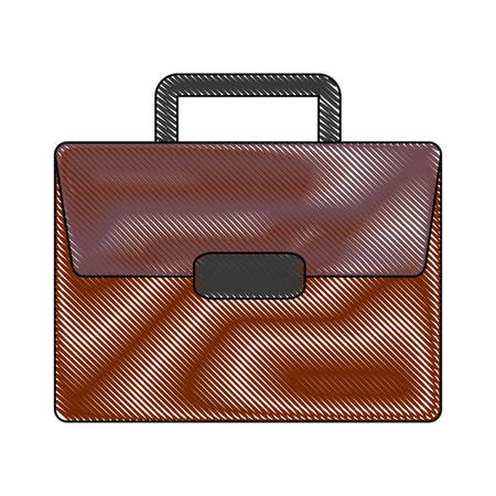 briefcase icon over white background vector illustrationのイラスト素材