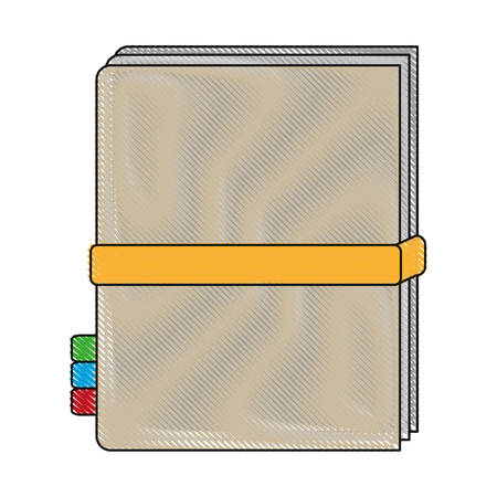 document folder icon over white background vector illustrationのイラスト素材
