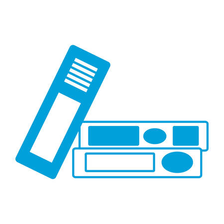 document folders icon over white background vector illustrationのイラスト素材