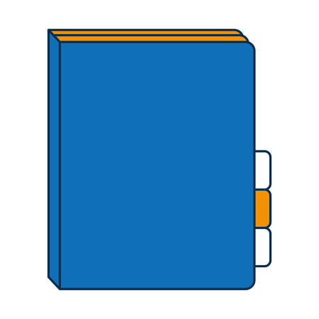 document folder icon over white background vector illustrationのイラスト素材