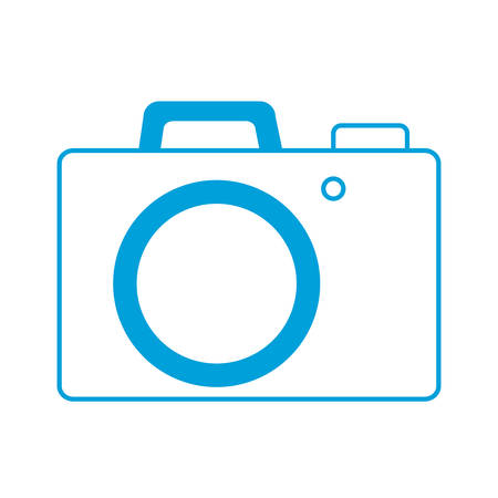 Photographic camera icon over white background vector illustration.のイラスト素材