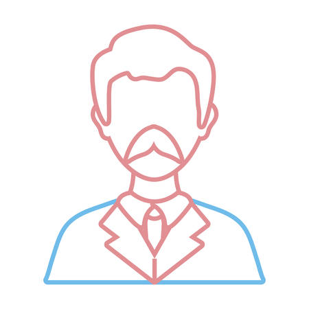 lawyer icon over white background vector illustrationのイラスト素材