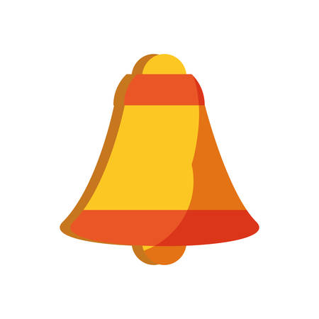 bell icon over white background vector illustrationのイラスト素材