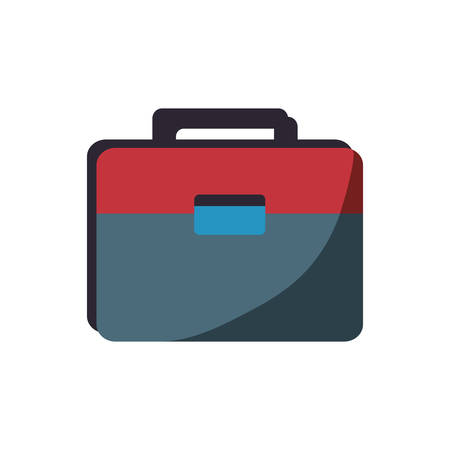 briefcase icon over white background vector illustrationのイラスト素材