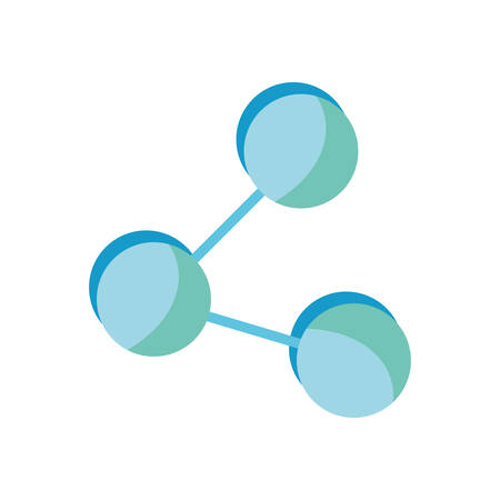 Share sign icon over white background vector illustration.のイラスト素材