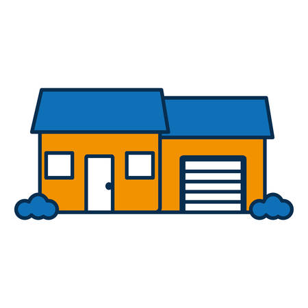 house icon over white background vector illustrationのイラスト素材