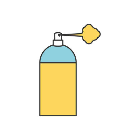 spray bottle icon over white background vector illustrationのイラスト素材