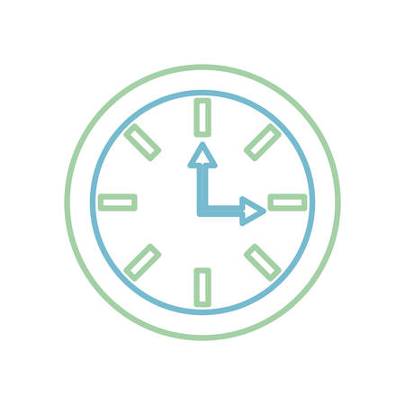 Clock icon over white backdrop illustration.のイラスト素材