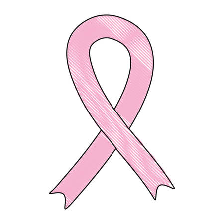 peace ribbon icon over white background vector illustrationのイラスト素材